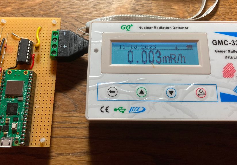 Using Nuclear Decay As Random Number Generator Source For An MCU