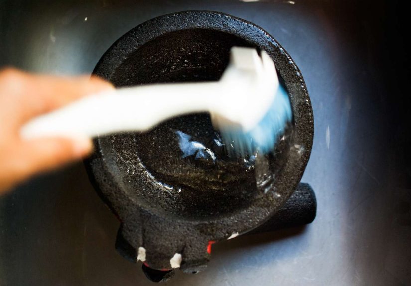 Clean and Care for a (Molcajete) Mortar and Pestle