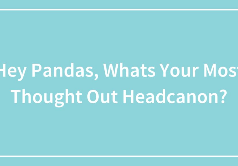 Hey Pandas, Whats Your Most Thought Out Headcanon?