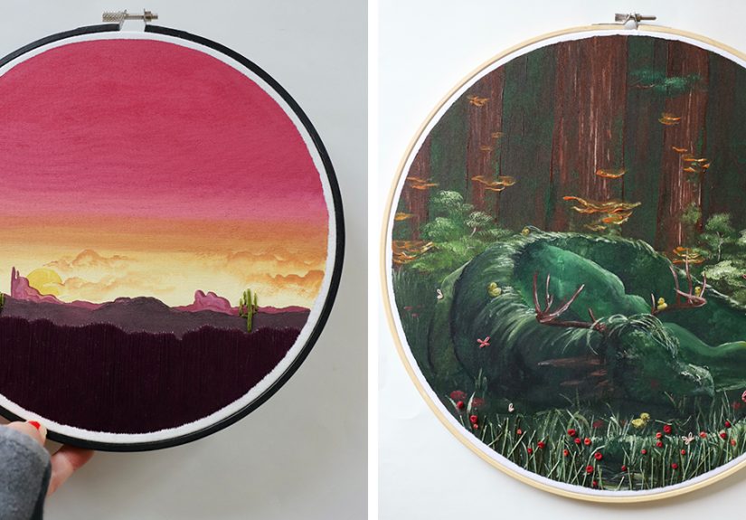 My Dream Of Becoming A Full-Time Artist Came True, And Here Are My Embroidery Artworks That I Created (28 Pics)