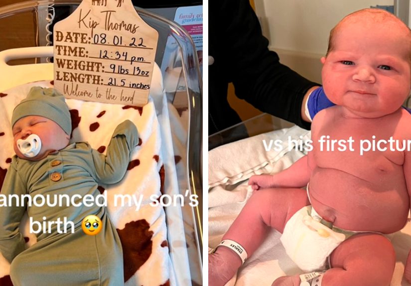 35 Parents Share Pics They Used To Announce Their Baby’s Birth Vs. What They Actually Looked Like