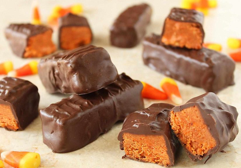 Candy Corn Peanut Butter Bars Recipe