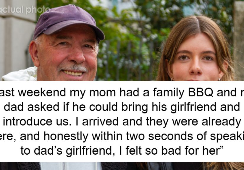 Divorced 62YO Dad Proudly Shows Off His 23YO GF To Family, 24YO Daughter Is Horrified