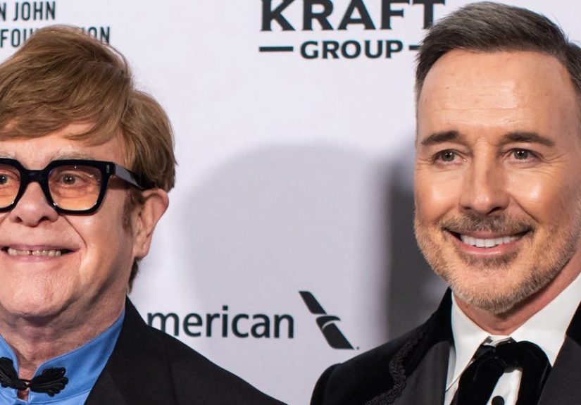 Elton John's Husband and Sons Make Rare Public Appearance