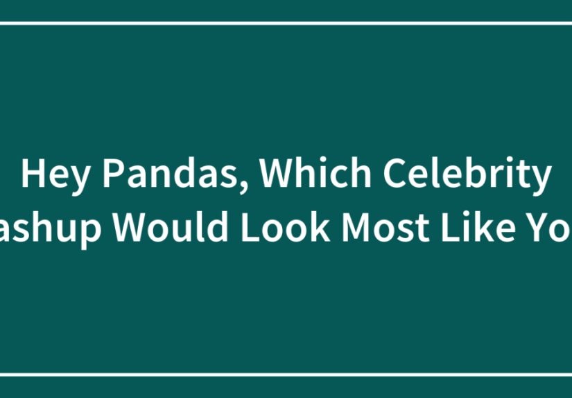 Hey Pandas, Which Celebrity Mashup Would Look Most Like You?