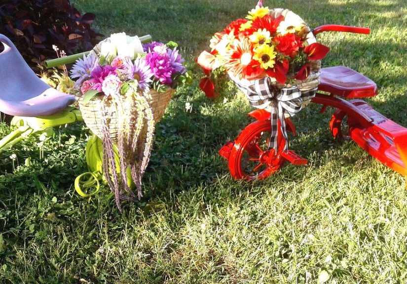 How I Recycled Tricycles Into Charming Yard Decor