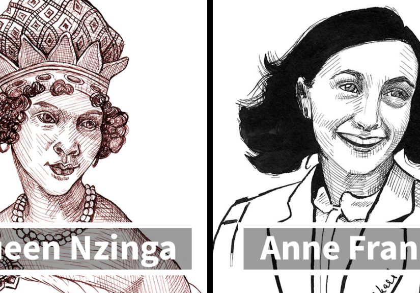 I Challenged Myself To Draw 31 Portraits Of Strong Female Role Models For This Year’s Inktober