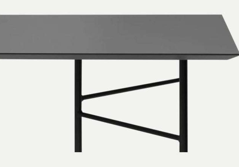 Mingle Table Top - Charcoal Rectangular