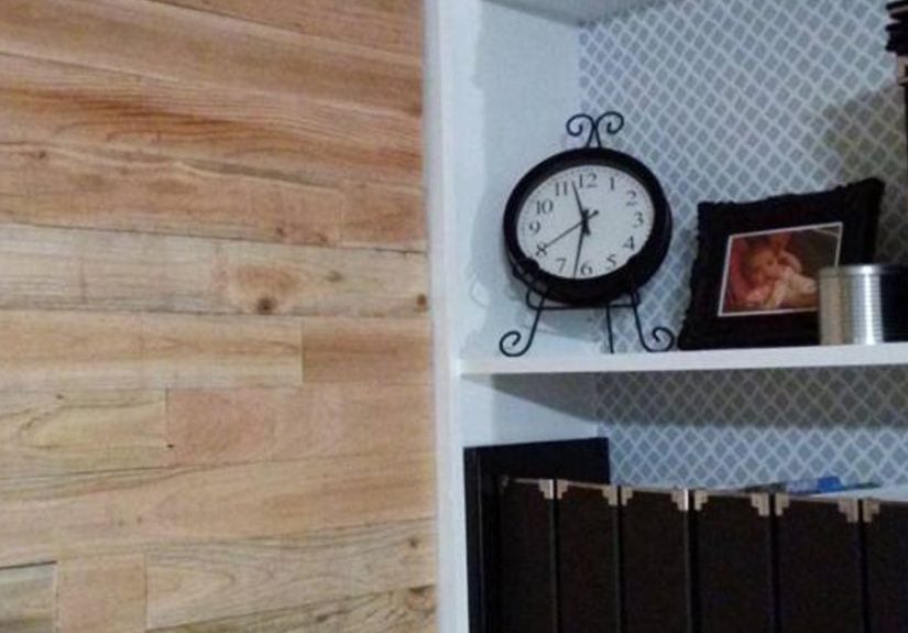 Rustic Plank Wall, Cedar Wall, Easy DIY