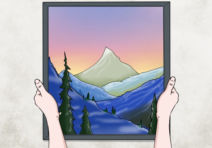 Simple Ways to Hang a Picture with a Horizontal Keyhole Slot