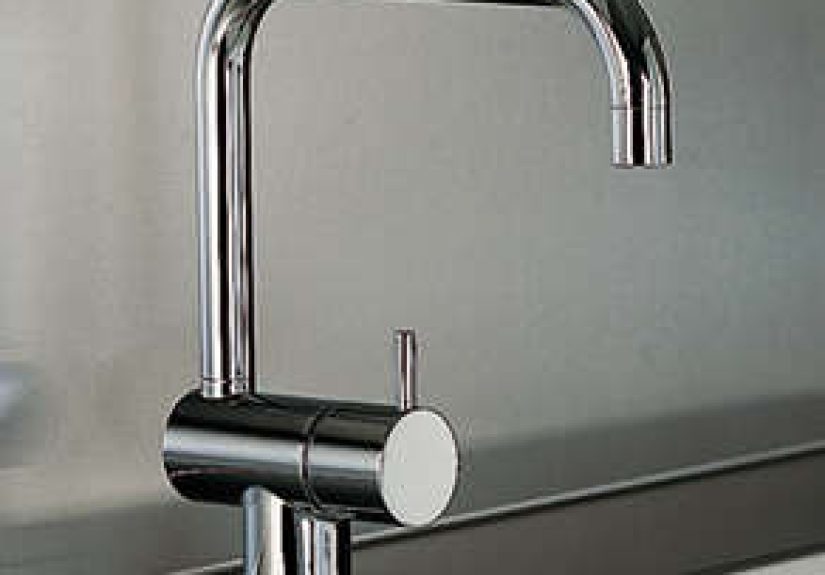 Vola Pillar Tap w/ Double Swivel Spout