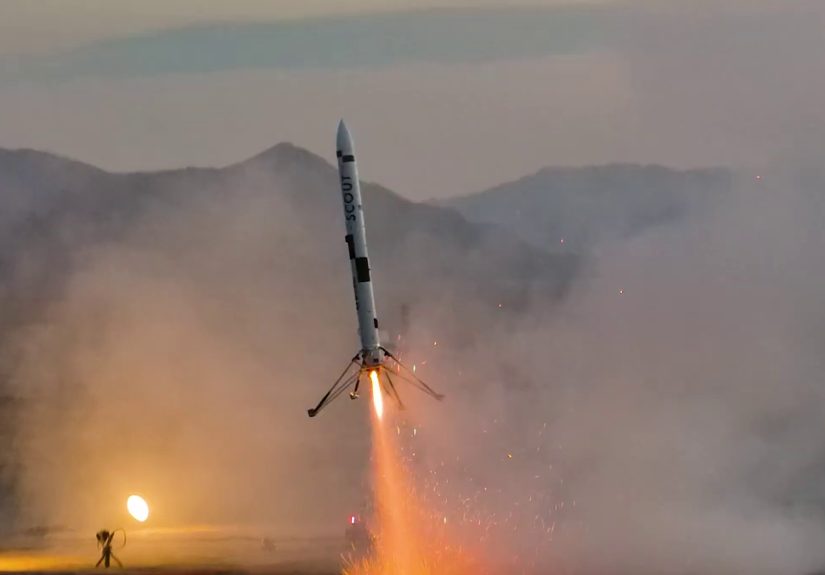 BPS.Space Succesfully Lands A Model Rocket