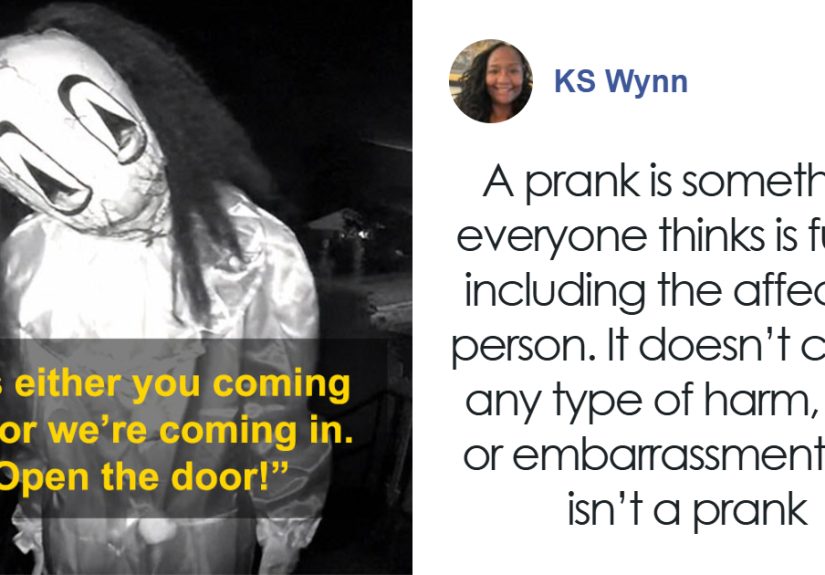 Disturbing Doorbell Prank Takes Shocking Turn When Victim Learns Who The Masked Teens Are