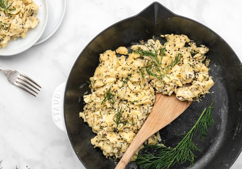 Egg Scramble with Everything Bagel Seasoning