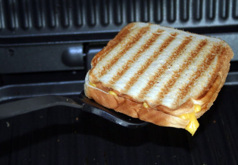 How to Make a Grilled Cheese Sandwich in a George Foreman Grill