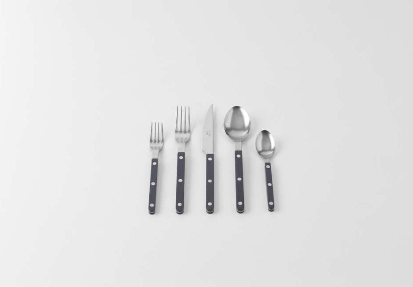 Vintage Bistrot Grey Flatware Set