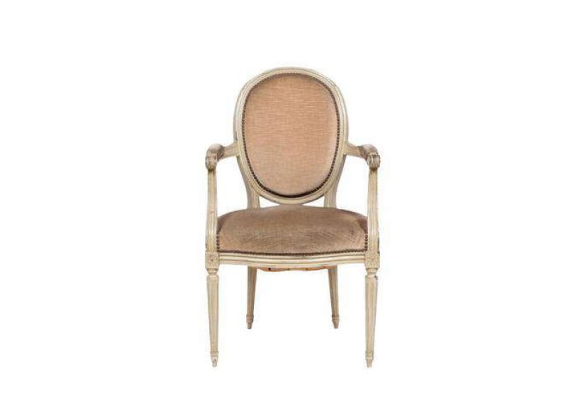 1930s Louis XVI Oval Back Armchair