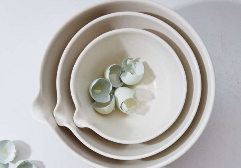 3 Porcelain Mixing Bowls Set