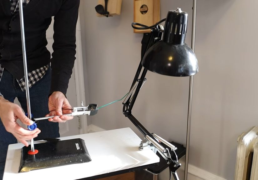 Folding Lamp Becomes A Tasty Reverb Tank
