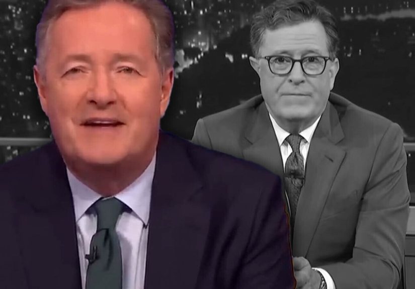 Piers Morgan Dances on Comedy Grave of Stephen Colbert
