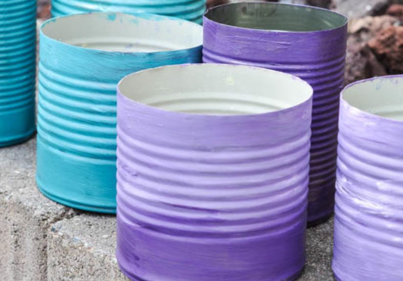 Upcycled Tin Can Luminaries