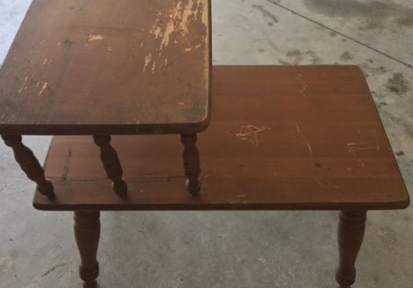 Vintage End Tables Get an Update!