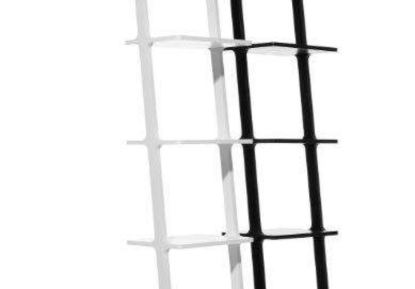 Wall Bookshelf Wide White
